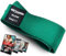 NEOLYMP Kurze Fitnessbänder Stoff mit Fitness Traningsprogramm E-Book - waschbare Resistance Bands, Widerstandsbänder, Gymnastikband, Fitnessband, Trainingsbänder, Klimmzugbänder (grün)