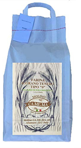 Farina di Grano Tenero tipo 0 5kg alta qualità, prodotto BIO, Altamura (Puglia)