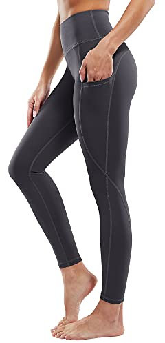 G4Free Leggings für Damen mit Handytasche,Sportleggings für Damen Yogahose Damen Blickdicht Weich Laufhose für Fitness Joggen Yoga
