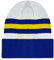 fanoriginals - Bommelmütze in den Farben von Leeds United - Retro-Stil - Weiß - Beanie - Einheitsgröße