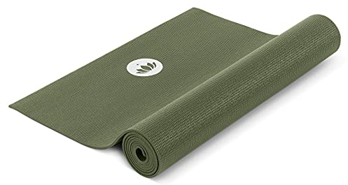 Lotuscrafts® Yoga Matte Rutschfest, 183 x 61 x 0,5 cm, Leichte Fitnessmatte auch als Gymnastikmatte, Sportmatte - Hautfreundlich & Schadstoffgeprüft