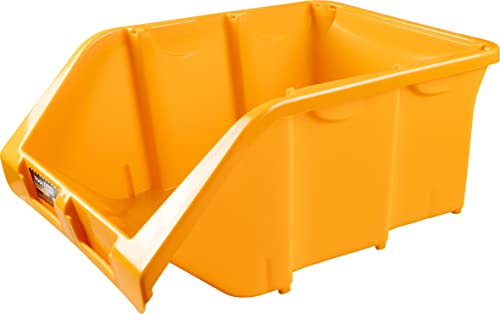 Stackable Polypropylene Storage Bin. Plastic Open Fronted Easy Pick Tool Storage Box, Trays. (270 x 410 x 180mm)