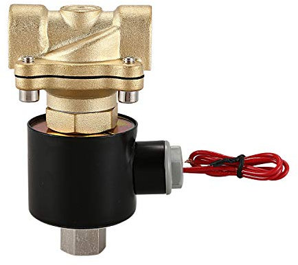 Orton 1/2 Pollici DN15 Normalmente Aperto Elettrovalvola Elettrica in Ottone Valvola Elettromagnetica 220V in Ottone per Gas -