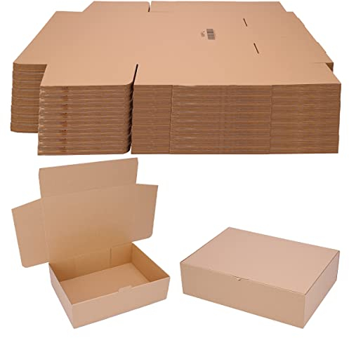 verpacking Faltschachteln 430 x 310 x 120 mm Braun (Außenmaß 440 x 320 x 125 mm) WP L Versandkarton DHL Karton Hermes DPD GLS Verpackung (500 Stück)