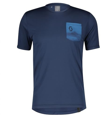 Scott Gravel 20 Fahrrad Trikot kurz metal blau 2024: Größe: L (50/52)