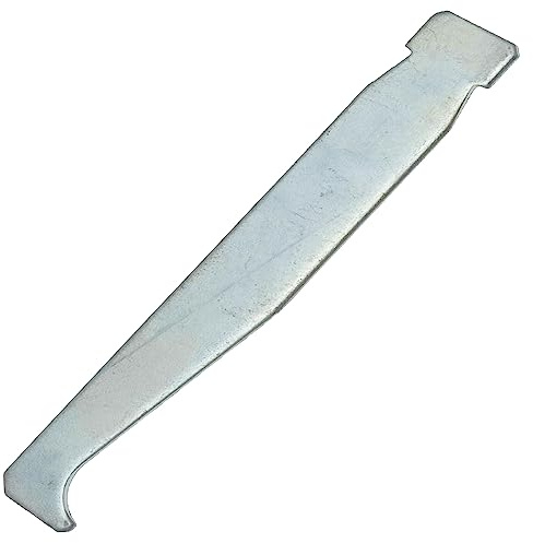 Kettensägen-Stabklinge, Kettensägen-Rillenreiniger, Einzelniet-Führungsstange, Kettensägenführungsplatte, Ersatz für die Reinigung der Schienen auf Husqvarna Kettensägenführungsleiste, 2 Stück