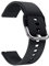 ONE ECHELON Quick Release Smart Watch Band Compatible With Fossil Gen 6 Smartwatch Silicone Buckle Replacement Strap (Black)