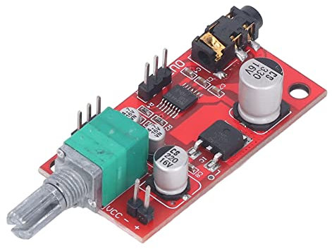 Módulo de Preamplificador de Auriculares, MAX4410 Mini Placa Amplificadora de Auriculares Procesamiento SMD DC 3-12V para Dispositivo de DIY