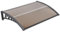 MUL-BOUTIQUE Auvents De Porte Et De Fenêtre, Porte d'Entrée, Patio Extérieur, Réduction du Soleil Et De La Pluie, Auvents UV, Panneaux Creux De Protection UV pour Porte De Fenêtre De Patio