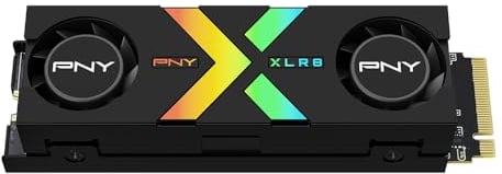 PNY SSD Interne CS3150 XLR8 Gaming Epic-X RGB™ 1TB M.2 NVMe avec dissipateur RGB - M280CS3150XHS-1TB-RB