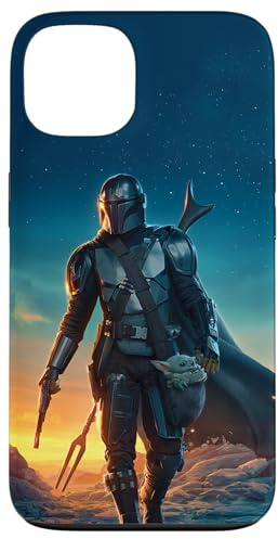 Star Wars The Mandalorian and Grogu Sunset Poster Case for iPhone 13