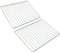 Nischenmarkt Lot de 2 grilles de barbecue en acier inoxydable - Différentes tailles (46,6 x 38,5 cm)