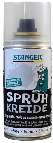 CREATIV DISCOUNT NEU Sprühkreide abwaschbar, 150ml, Weiß