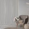 Fuse Acoustic Wooden Wall Panel in White Oak, 240cm x 60cm (2 Pack)
