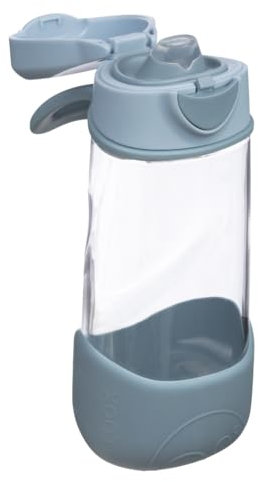 b.box Sport Spout Drink & Water Bottle | Easy Grip Bottle and Leakproof Lid | Cool Modern Child Friendly Design, Tilt and Sip | 450ml/15