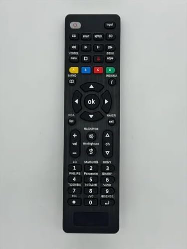 Télécommande Universelle de Remplacement RCG008 for LG, Sony, Samsung, Panasonic, Toshiba, avec lumière