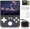 My Mini Handheld Games Consoles, Handheld Gaming Built in Linux OpenGL Es 3.2,64G TF Card 15000 Games,30 Emulators,3.5in IPS Screen,4000mah Battery Retro Handheld Game Console with Bag (Black 64G)