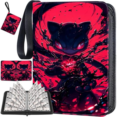 Classeur Carte Capacité de 50 Pages de 900 Cartes, Pochette Album Classeur Carte One Piece, Range Porte Cartes Portable Étanche, pour Collecter et Échanger
