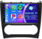 Android CarPlay Radio para Mercedes Benz Classe C W203 W209 C180 C200 2005-2009 9 Pulgada Touchscreen 2 DIN Autoradio con Android Auto Navegación GPS FM Bluetooth RDS AHD Wi-Fi DSP Cámara Trasera(1+32