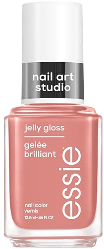 Essie Nail Art Studio, Rosy Nude Nail Varnish, Barn Boheme Jelly Polish | Rich Colour & Shine, Salon Quality Formula Nail Varnish, Wear Alone Or Layer With Other Essie Polishes For A Nail Art Effect