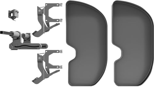 NINKA Eckauszug Trigon Halbkreis FB 450 mm links Dunkelgrau