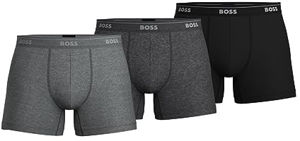 BOSS Mens Bodywear 3 Pack Boxer Shorts with Logo Detail