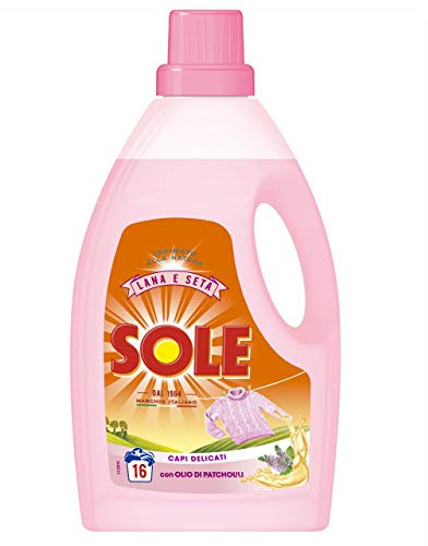 3 Sole Lana e delicati Classico Waschmittel mit Weichspüler Balsam 1lt Reinigung