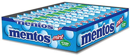 Mentos Menta, Caramelo Masticable - 20 unidades de 38 gr (Total 760 gr)