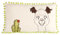 NICI 42304 Wild Friends Plüschkissen Alpaka Elli Paka, 43 x 25 cm, Creme/braun/grün, 1 Stück (1er Pack)