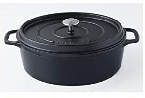 Invicta 403271 Cocottes en fonte acier Noir