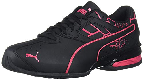PUMA Damen Tazon 6 Cross Trainer Sneaker, Black Red Rose, 42 EU