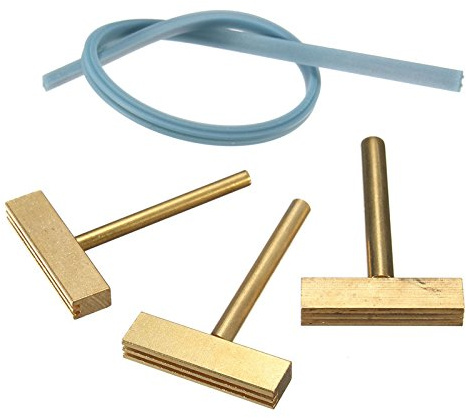 ExcLent 3 x 30 W / 40 W / 60 W T Soldering Iron Tips with Free Hot Press for LCD Screen Repair Flex Cable