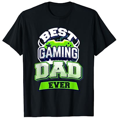 Gamer Zocker Games Pc - Best Gaming Dad Ever T-Shirt