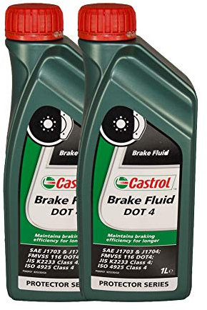 olio Freni auto Castrol Brake Fluid Dot4 Confezione 2x1lt.