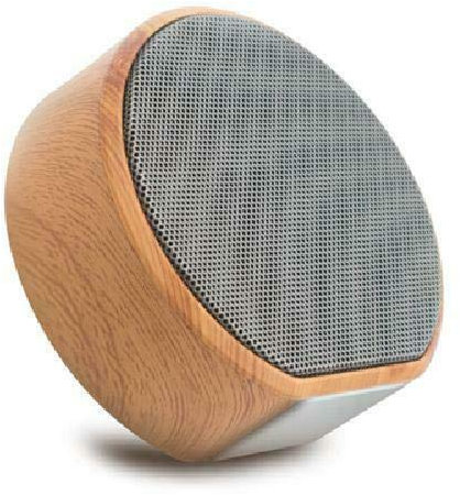 Altavoz Bluetooth inalámbrico Mini subwoofer portátil Grano de Madera Altavoz Sonido