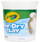 Crayola Air Dry Clay, Natural White Modeling Clay, 5 Lb Bucket