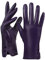 GSG SINCE 1998 Guanti Pelle Donna Invernali Touchscreen Invernale Fodera in Pile Guanti di Pelle di Pecora Viola L