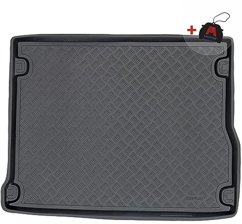 MOTOS Kofferraumwanne Kofferraummatte passt für Renault Scenic III 2009-2016 Kompletter Schutz für Ihr Auto bei Allen Wetterbedingungen mit perfekt passenden kofferraummatten
