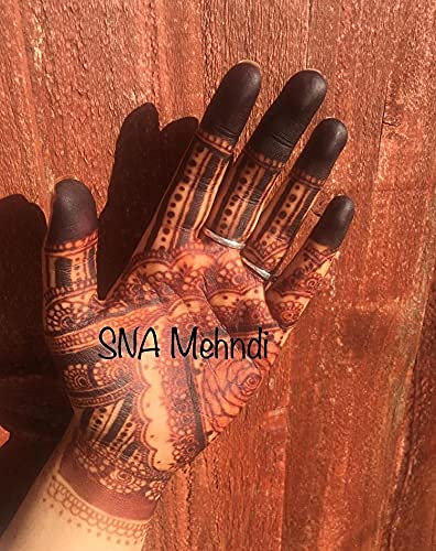 Sana Premium Organic Mehndi Cones, Dark Brown