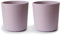 mushie Tasse de vaisselle pour enfants | Ensemble de 2 tasses de table réutilisables | Résistantes au lave-vaisselle et au micro-ondes | Facile à tenir pour l'enfant Fabriqué au Danemark | Soft Lilac