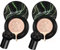 2PCS Mushroom Head Air Cushion CC Cream Natural Moisturizing Full Coverage Foundation Brightening Pigment BB Cream Matte Foundation Set Gift For Women (Natural)