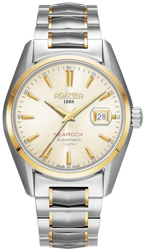 Roamer 210665 49 25 20 Searock Automatik Men's White Watch, Armband