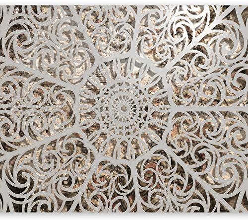 murando Fototapete selbstklebend Mandala 294x210cm Foto Tapete Tapetenfolie Möbelfolie Wandverkleidung Wandtapete Motivtapeten Bildtapete Schlafzimmer 3d Effekt Abstrakt Orient Zen f-A-0583-a-a