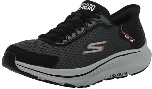 Skechers Hands Free Slip-ins Go Run Consistent 2.0 Empowered Sneaker, Black/Charcoal, 8.5 Wide