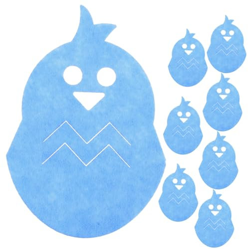 Cabilock 8st Küken Bestecktasche Besteckhalter Osterhase Utensilhaltertasche Osterbesteck Hüllen Urlaub Bestecktasche Osterbesteck Anzug Geschirr Vlies Aufbewahrungstasche Tischgesellschaft
