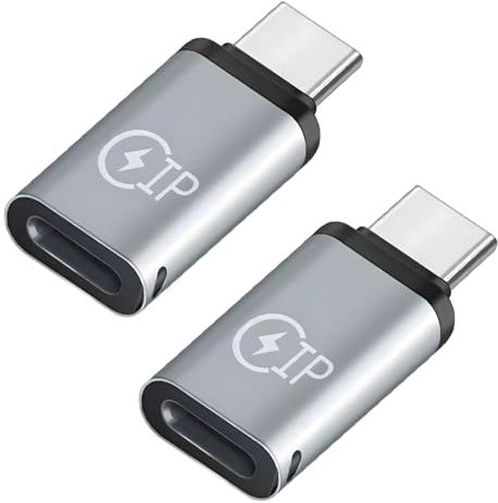FEXPDL Lighting to USB C Adapter, Lighting Female to USB C Male Adapter for Suitable Compatible with Certain Samsung Galaxy Series, LG and Google Pixel Series, And More (2 Pack, Only Charging)