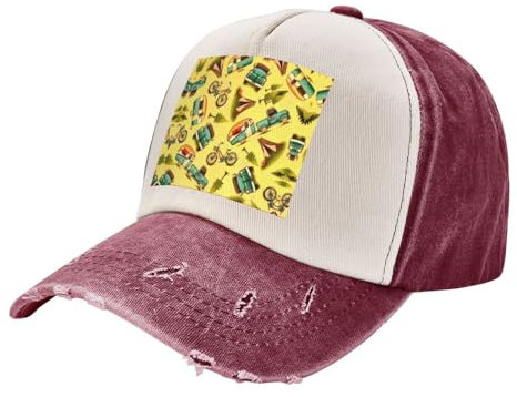 ZISHAK Unisex Baseballkappe und Angelmütze, perfektes Accessoire für Outdoor-Aktivitäten und Sport, Auto und Fahrrad, Einheitsgr��e