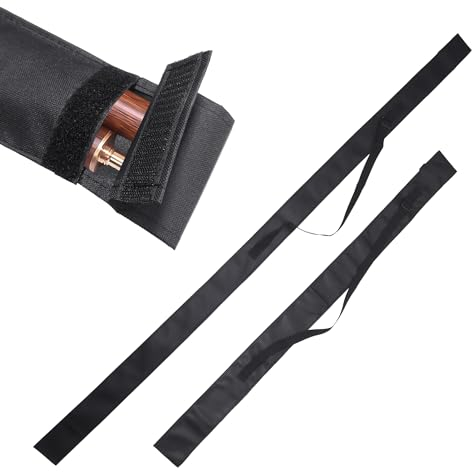 KRYMSON 2 Stück Billard-Queue-Abdeckung, Snooker-Tasche für 3/4 und 1/2 Queues, Geeignet für Billard und Snooker
