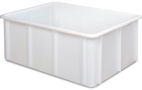 BRB Récipient alimentaire de 120 l - 800 x 600 x 320 mm - Blanc