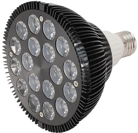 Dpofirs 18 W Salzwasser Aquarium Licht, Refugium Licht, Vollspektrum Aquarium Licht, LED Rifflichter für Korallen Meeresalgen Schildkröten Lebensraum